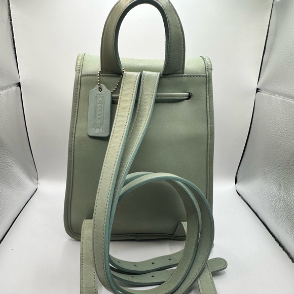 Vintage Coach Daypack in Aqua - Picture 5 of 10